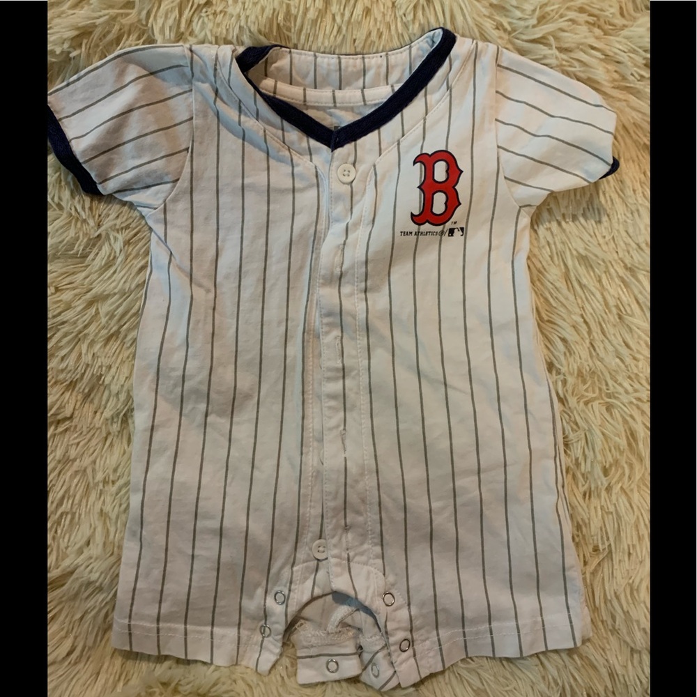 Boston Red Sox Jersey Style Romper